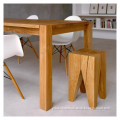 solid Wood Natural Side Table square table